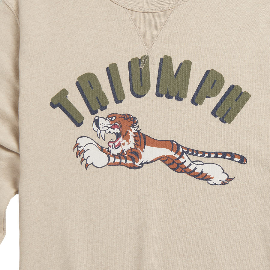 Service Crew Tiger Sweatshirt | Triumph Heritage